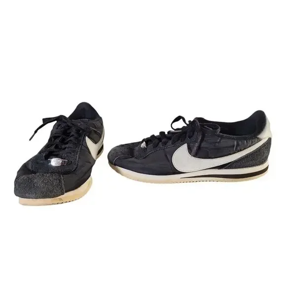 Nike Cortez OG Basic 819720-011 Men's Size 8.5 Black/White Nylon Suede Kendrick - Picture 1 of 12